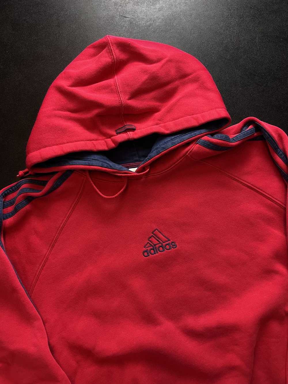 Adidas × Vintage Vintage Adidas Spellout Hoodie R… - image 2