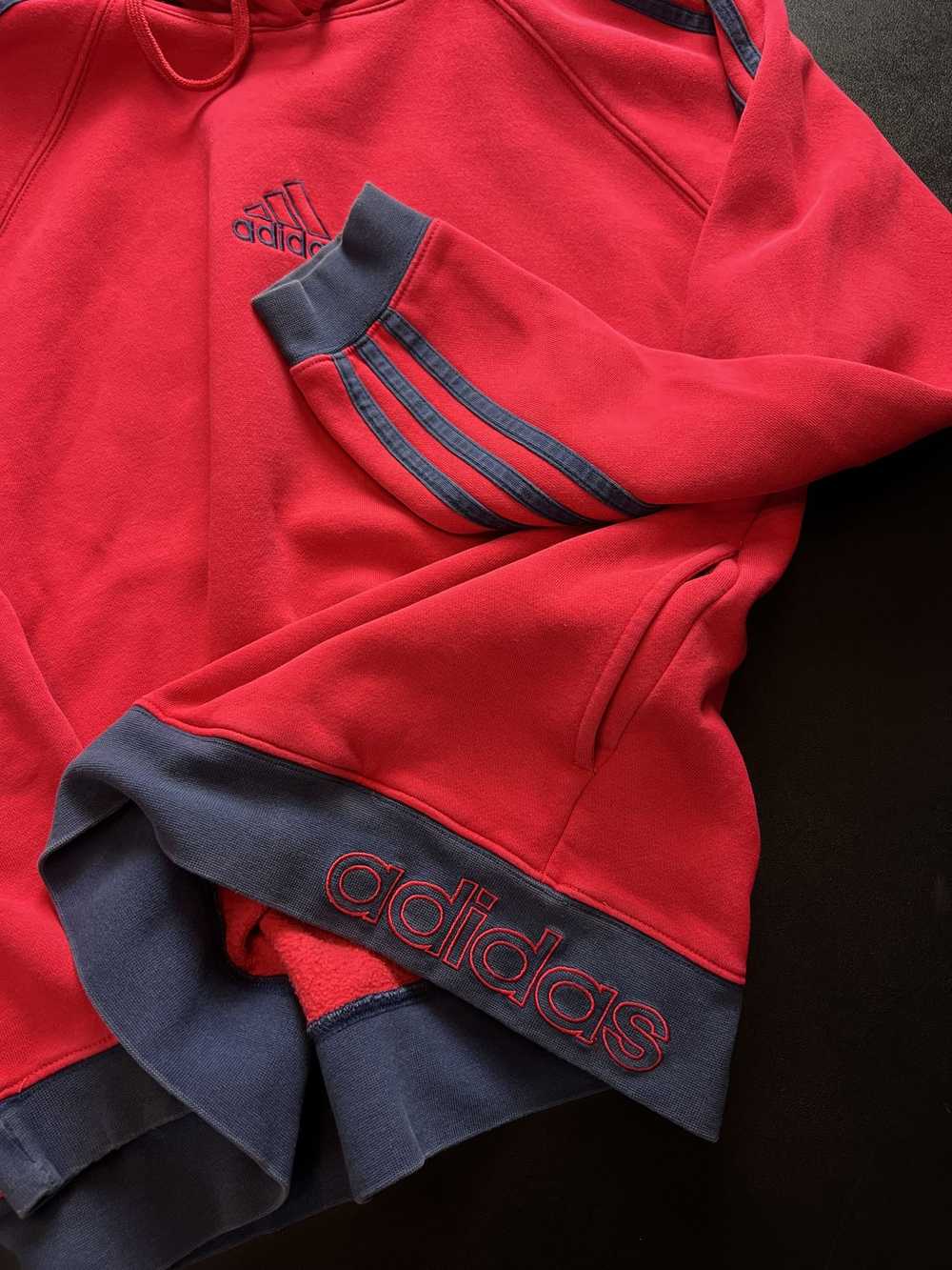 Adidas × Vintage Vintage Adidas Spellout Hoodie R… - image 5