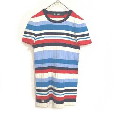 LAUREN RALPH LAUREN Short Sleeve Knit Border XS - image 1