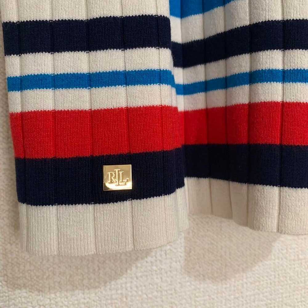 LAUREN RALPH LAUREN Short Sleeve Knit Border XS - image 5