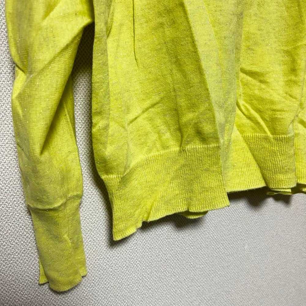 OPAQUE.CLIP Opaque Top Yellow Elegant Lame Size M - image 10