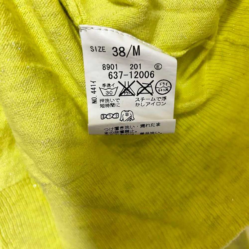 OPAQUE.CLIP Opaque Top Yellow Elegant Lame Size M - image 6