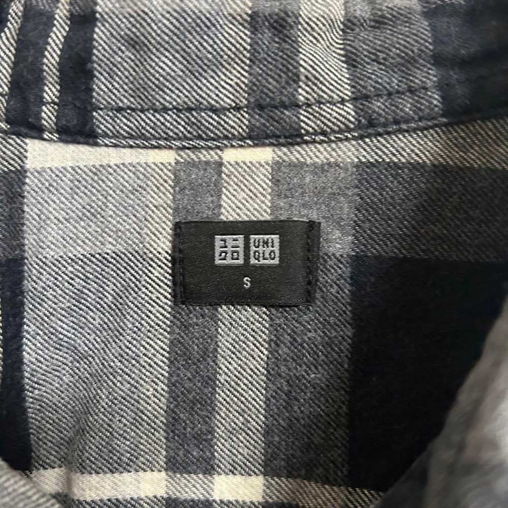 【Uniqlo】Flannel Check Shirt Long Sleeve Cotton Bl… - image 7