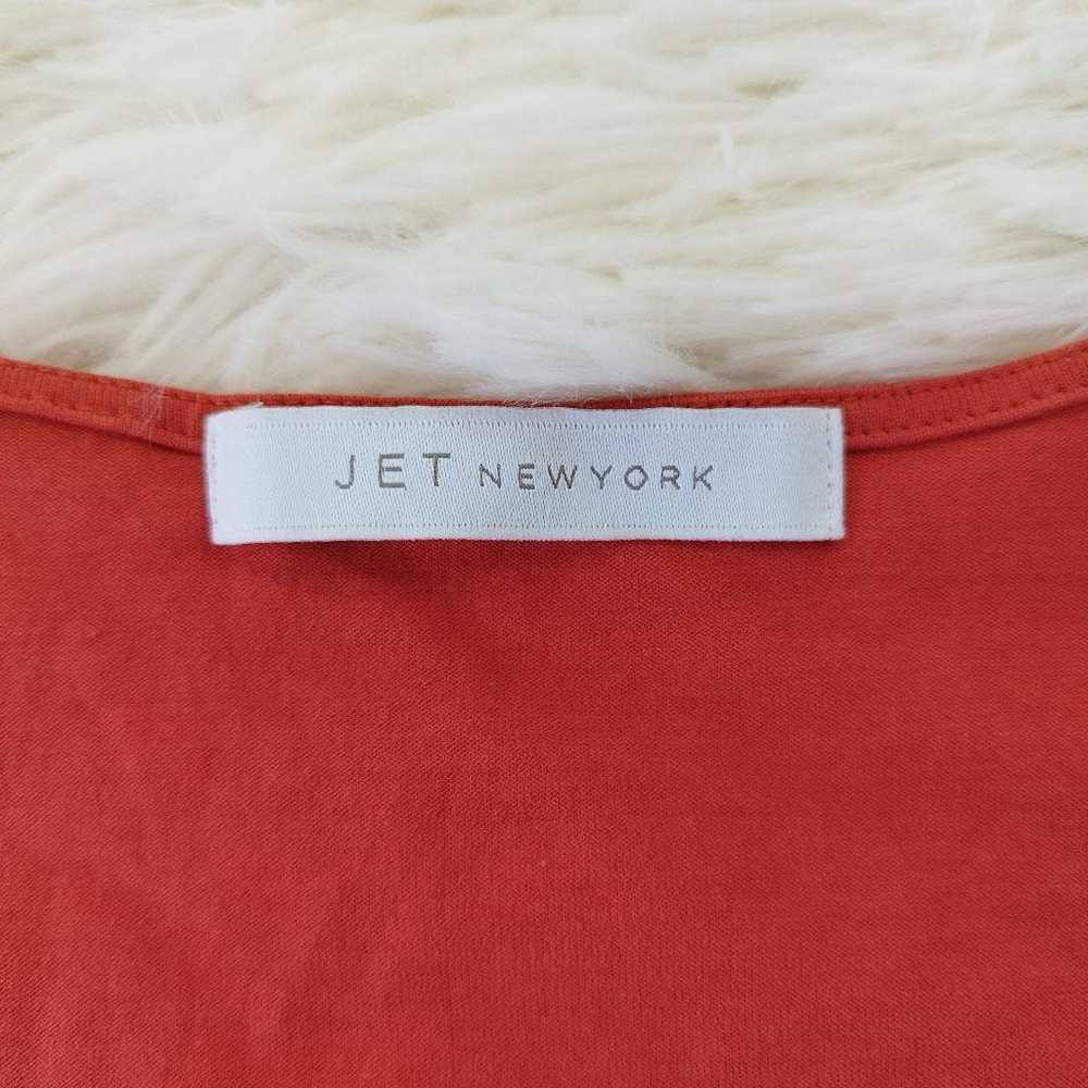 JET NEWYORK Cut-sleeve Shirt Seven-Eighths Sleeve… - image 4