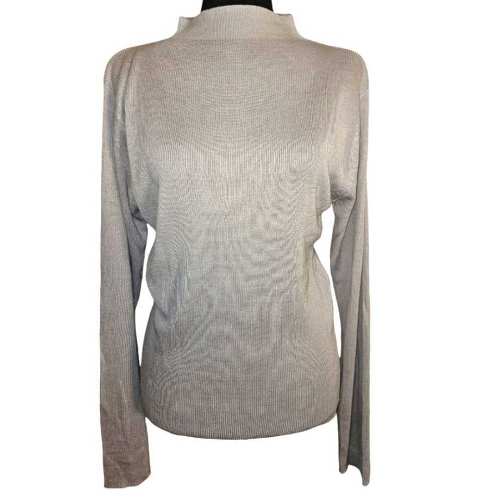 Vintage Stephanie Andrews Mock Neck Long Sleeve 1… - image 1