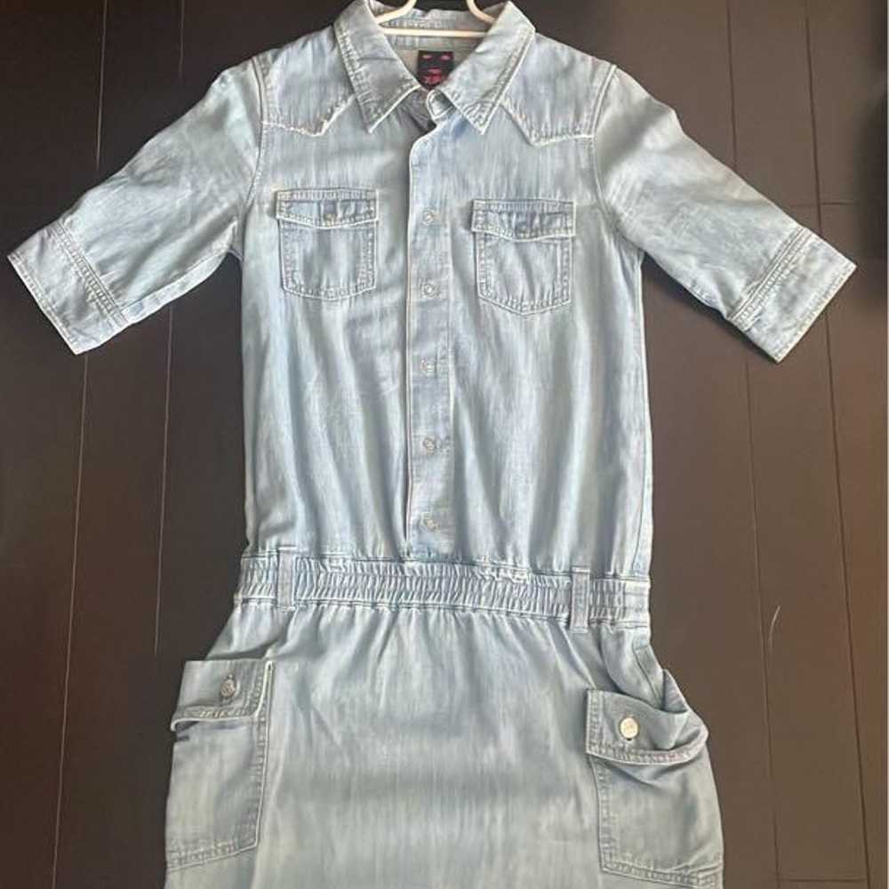 X-girl denim one-piece dress. - image 1