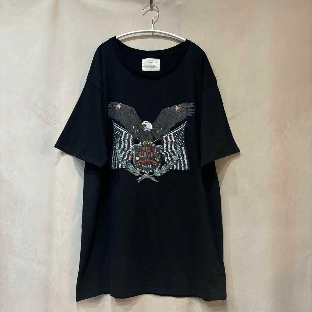 Ungrid Angry Eagle Print Big Tee - image 7