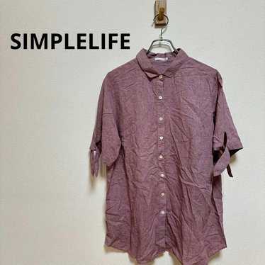 SIMPLELIFE Simple Life Short-Sleeve Blouse Shirt P