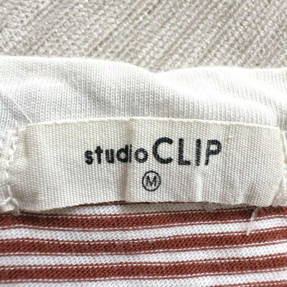 Studio Clip 【M】 Short Sleeve Cut and Sewn Border … - image 11