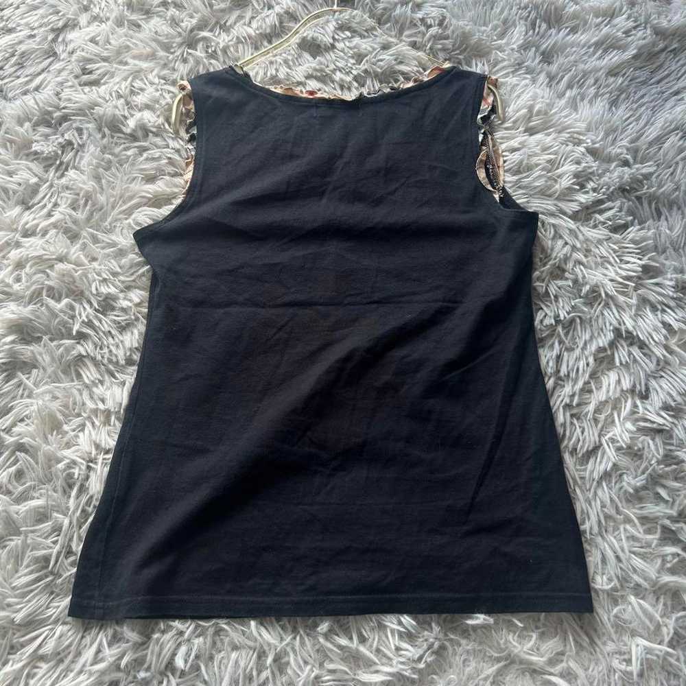 BURBERRY LONDON Black Size 38 Sleeveless Top with… - image 9