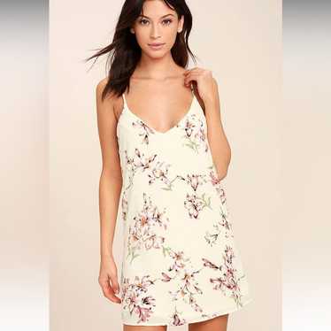 Lulus Beachcomber floral mini shift dress