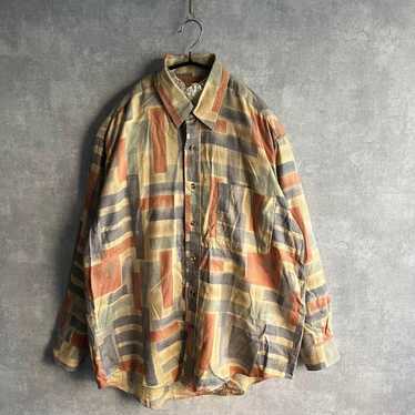 Vintage patterned shirt. Rare retro used item. - image 1