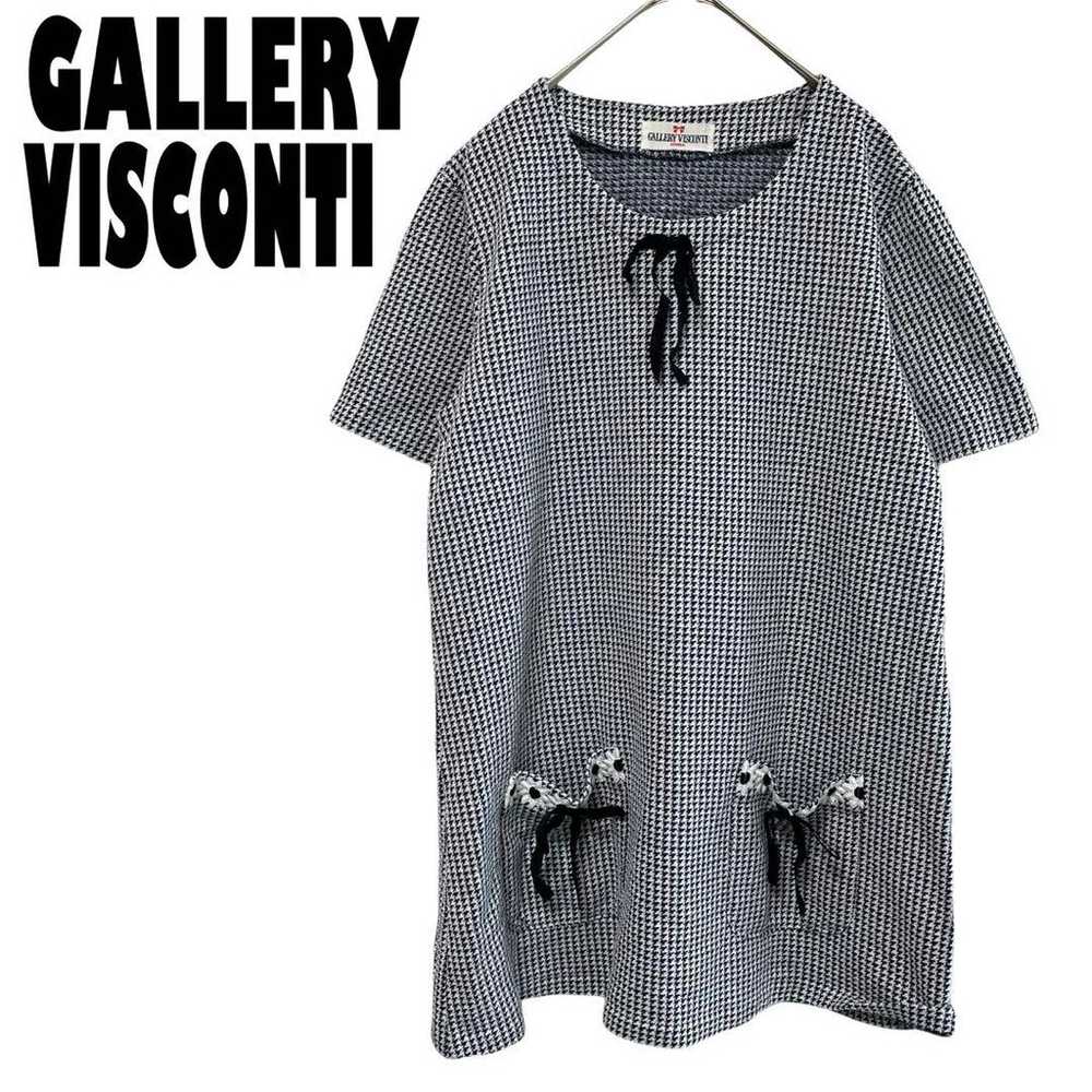 【Gallery Visconti】Tunic in a houndstooth pattern … - image 1