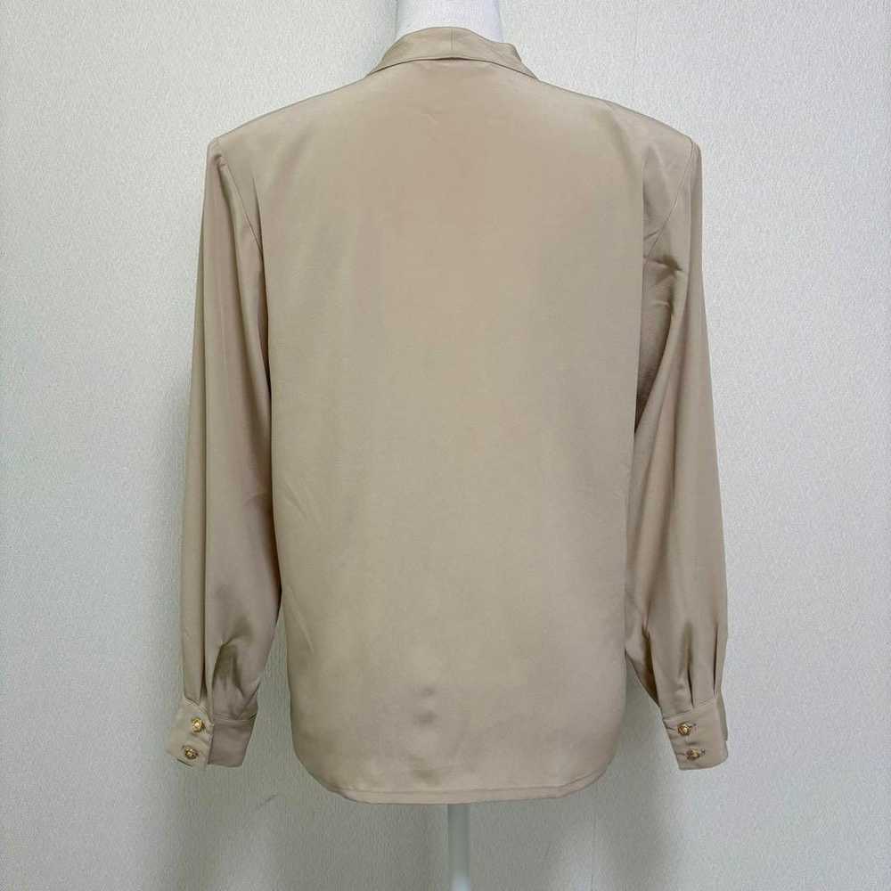 Vintage elegant clean blouse retro made in Japan … - image 11