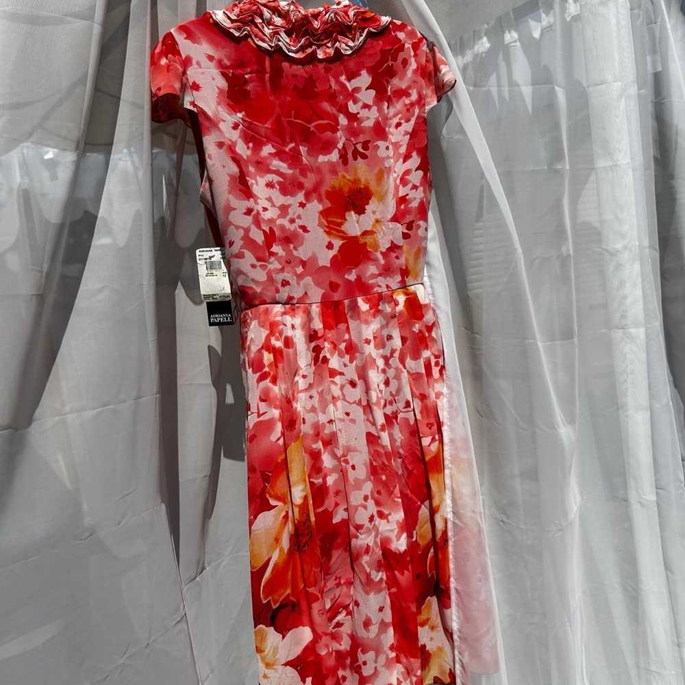 Adrianna Papel Beautiful silk floral dress, lined… - image 4