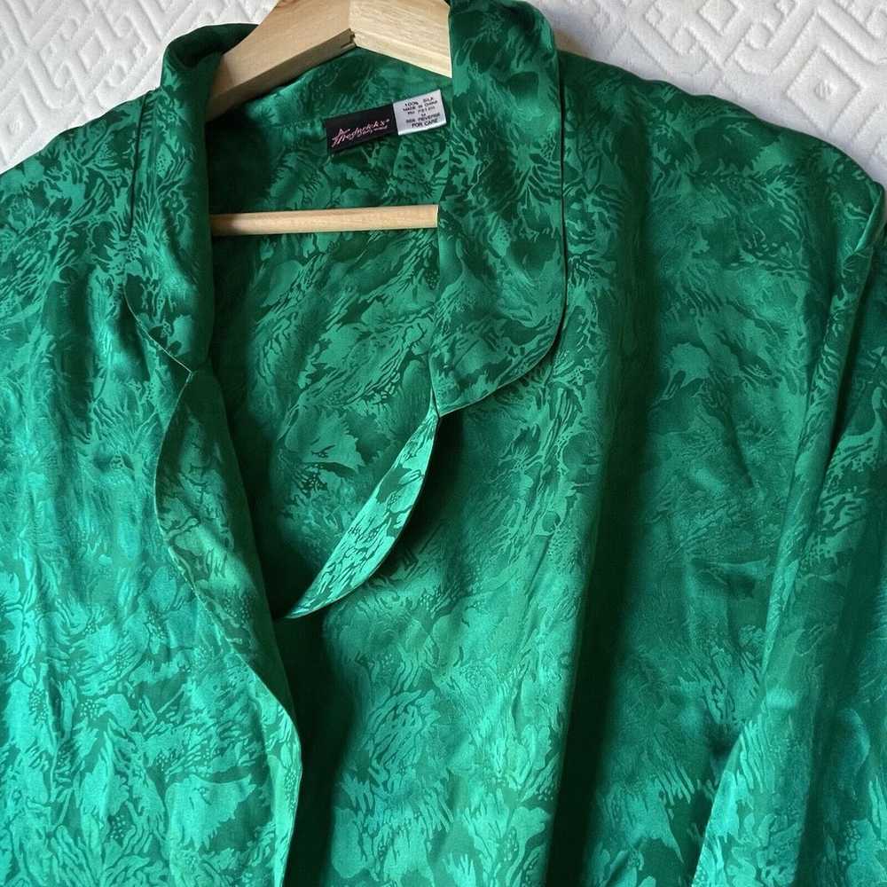 Vintage 90s Fredericks of Hollywood EMERALD GREEN… - image 1