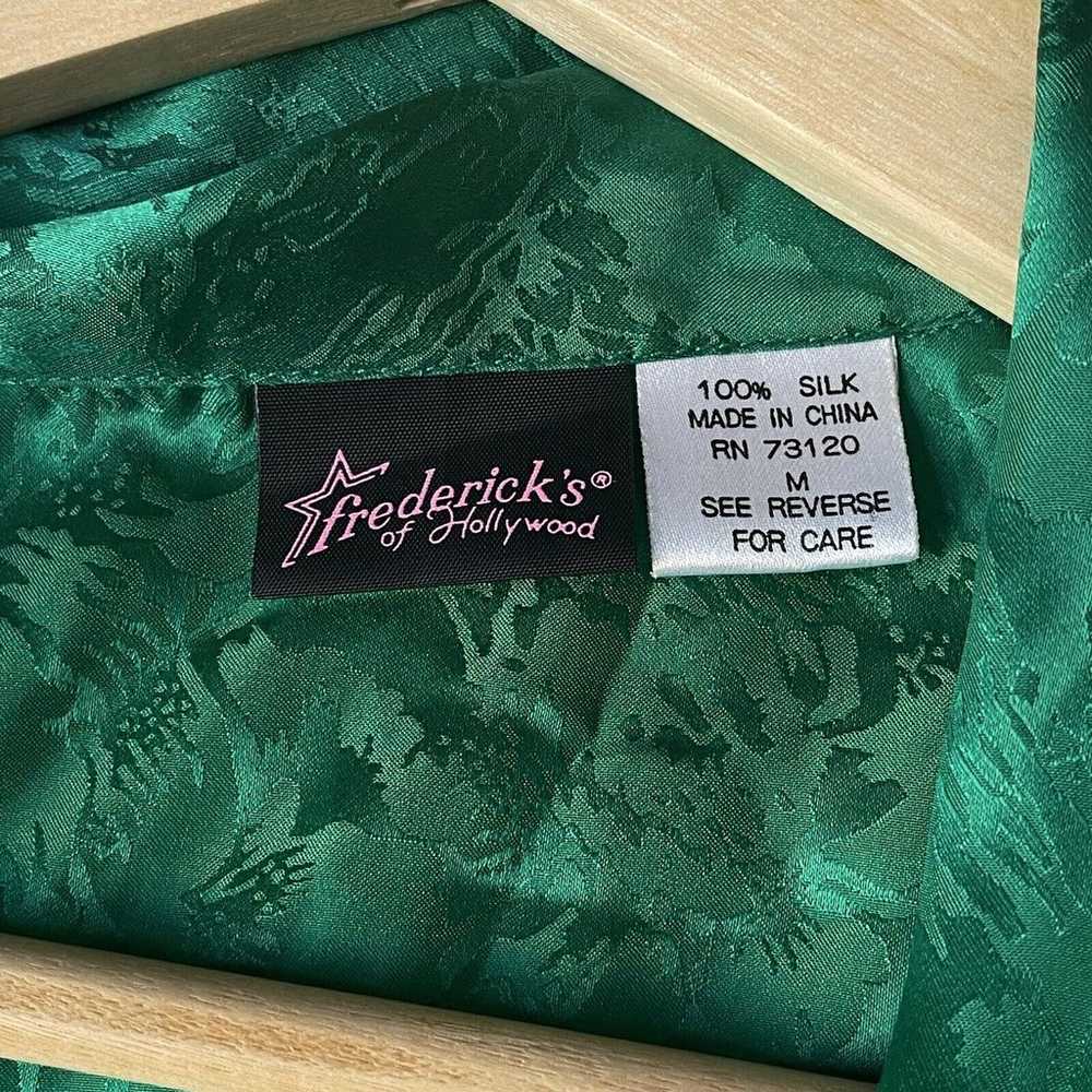 Vintage 90s Fredericks of Hollywood EMERALD GREEN… - image 4