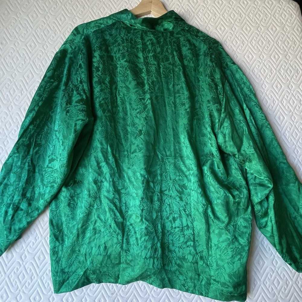 Vintage 90s Fredericks of Hollywood EMERALD GREEN… - image 8