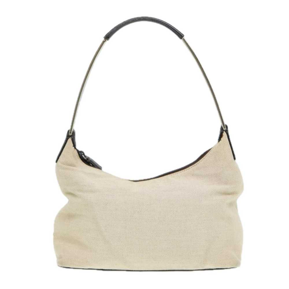 Prada PRADA Shoulder Bag Canvas Beige Brown Silve… - image 12