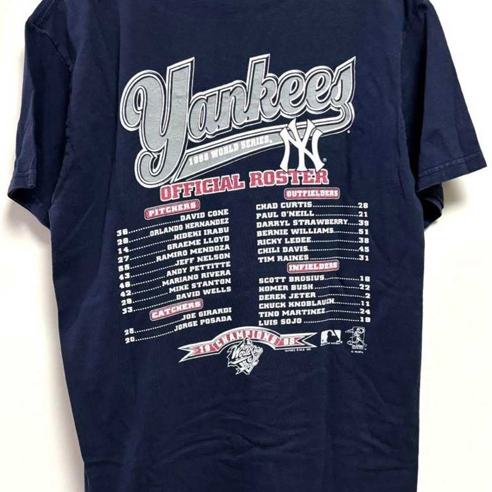 90s Vintage ☆ Lee ☆ MLB Yankees Double-sided Prin… - image 1