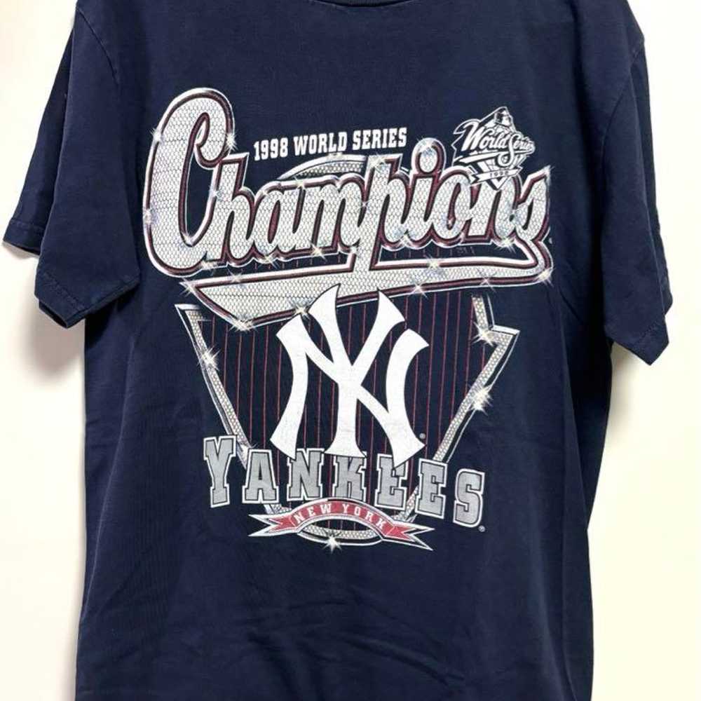 90s Vintage ☆ Lee ☆ MLB Yankees Double-sided Prin… - image 3