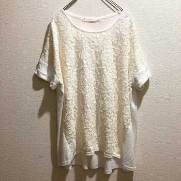 【Olive de Olive】Cutsew Tunic Lace Loose Casual