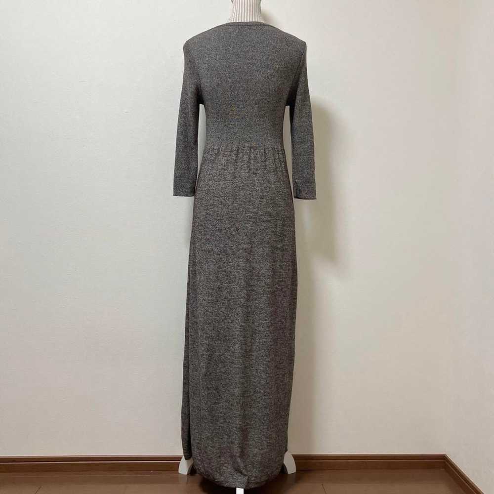 TABASA Knit Long One-Piece Dress Autumn Adult Ele… - image 3