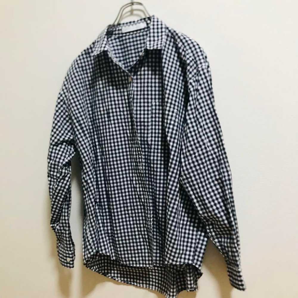 【American HOLIC】Check shirt Gingham 100% cotton L… - image 2