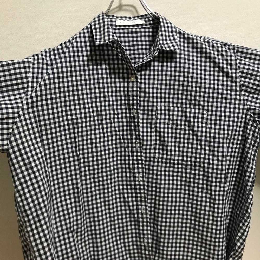 【American HOLIC】Check shirt Gingham 100% cotton L… - image 5