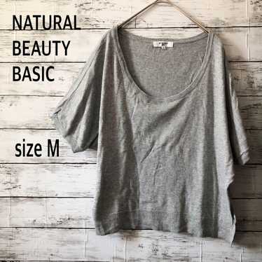 Natural Beauty Basic [M] Short Sleeve Spring Knit… - image 1