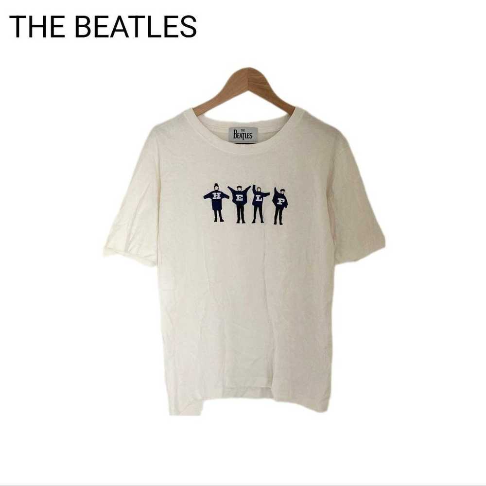 THE BEATLES rock t-shirt with print "HELP" for la… - image 1