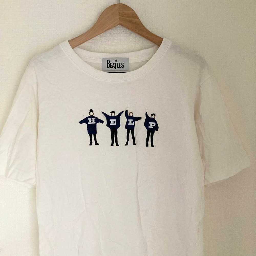 THE BEATLES rock t-shirt with print "HELP" for la… - image 4