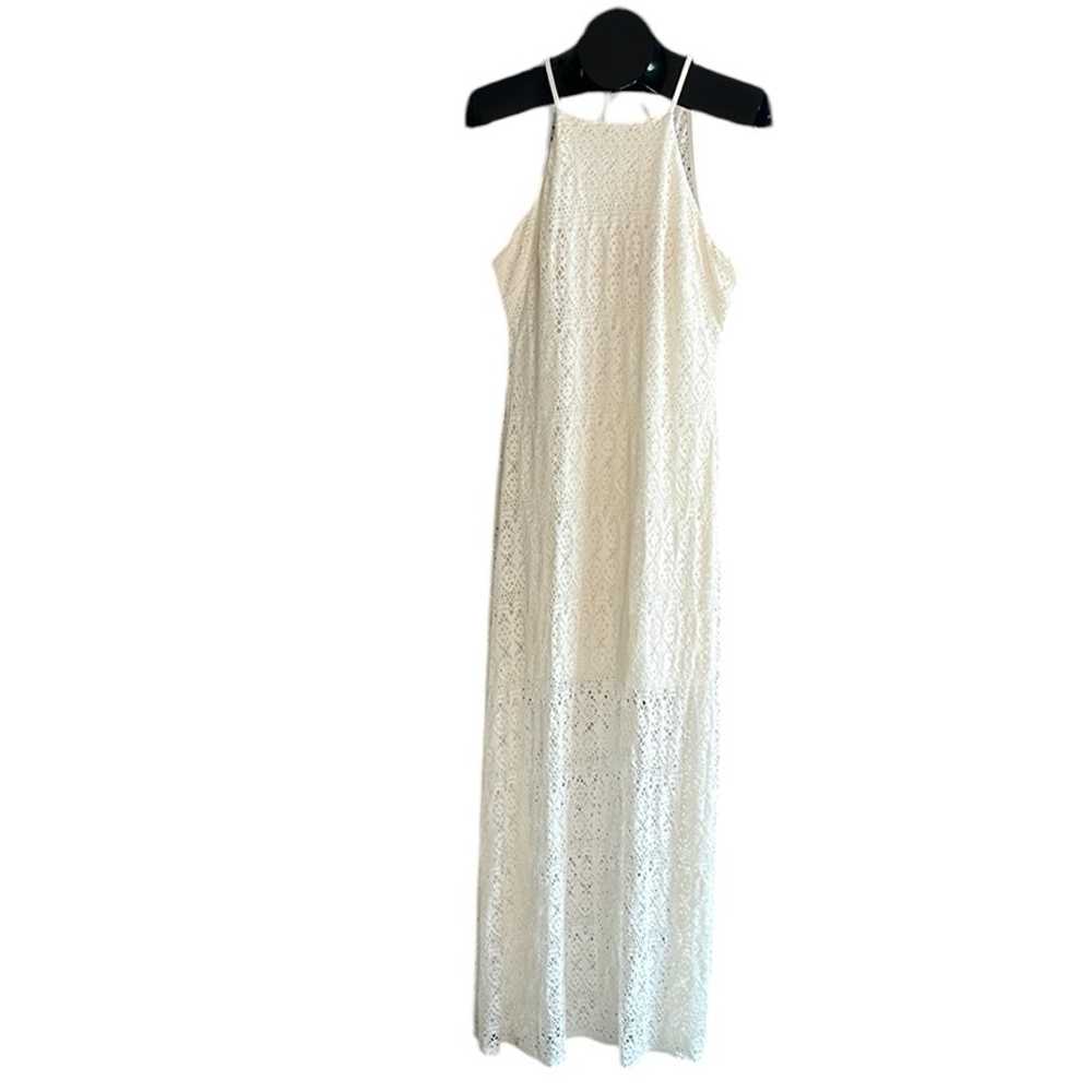 Bisou Bisou Off White Maxi Illusion Lace Summer D… - image 2