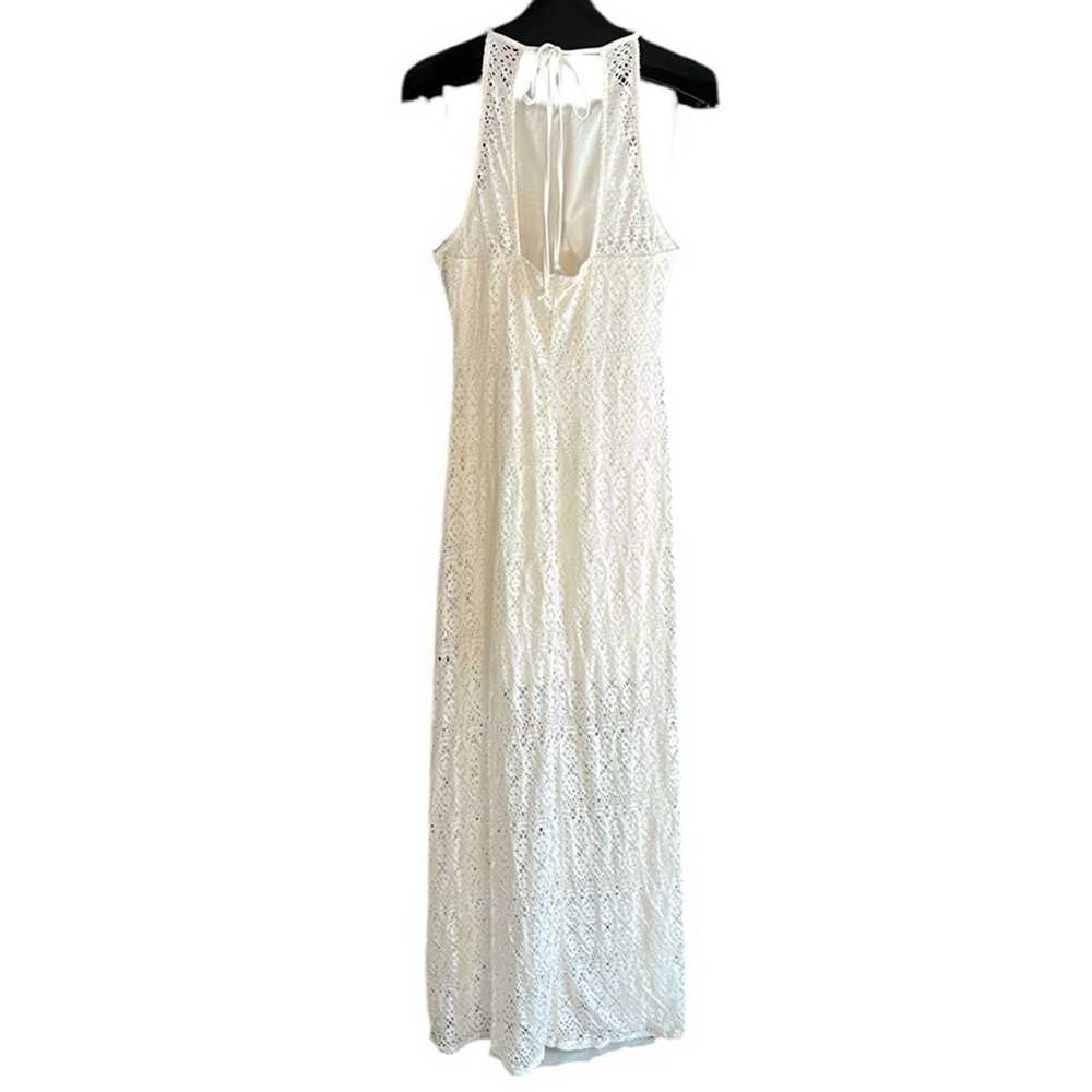 Bisou Bisou Off White Maxi Illusion Lace Summer D… - image 6