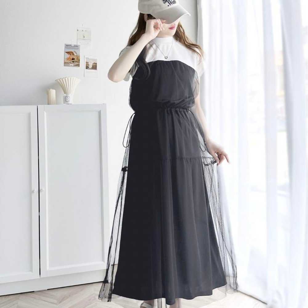 classicalelf French sleeve docking tulle layered … - image 4