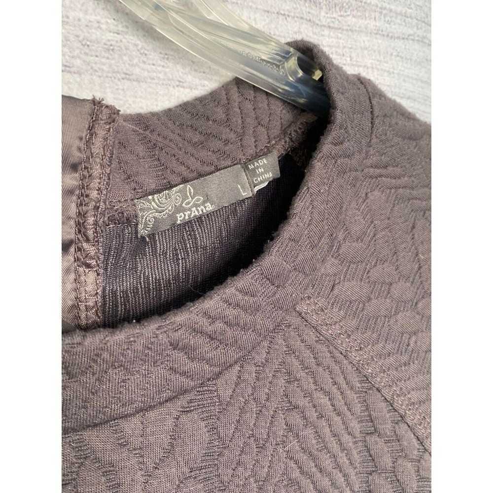 Women's Prana gray quilted "Macee" size large lon… - image 3