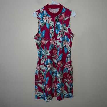 Tommy Bahama Golf Dress Pink Floral Womens Large … - image 1