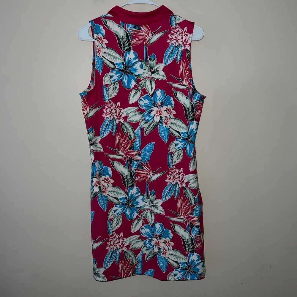 Tommy Bahama Golf Dress Pink Floral Womens Large … - image 7