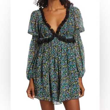 NWOT Free People Pennie Babydoll Minidress