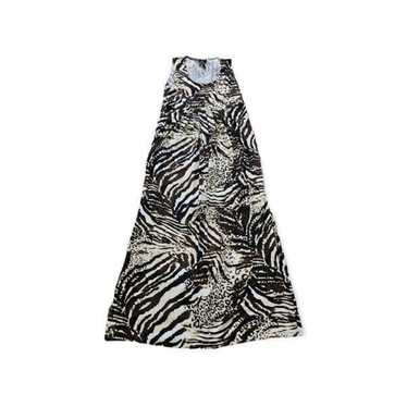 Lennie for Nina Leonard Zebra Large Maxi Style Dr… - image 1