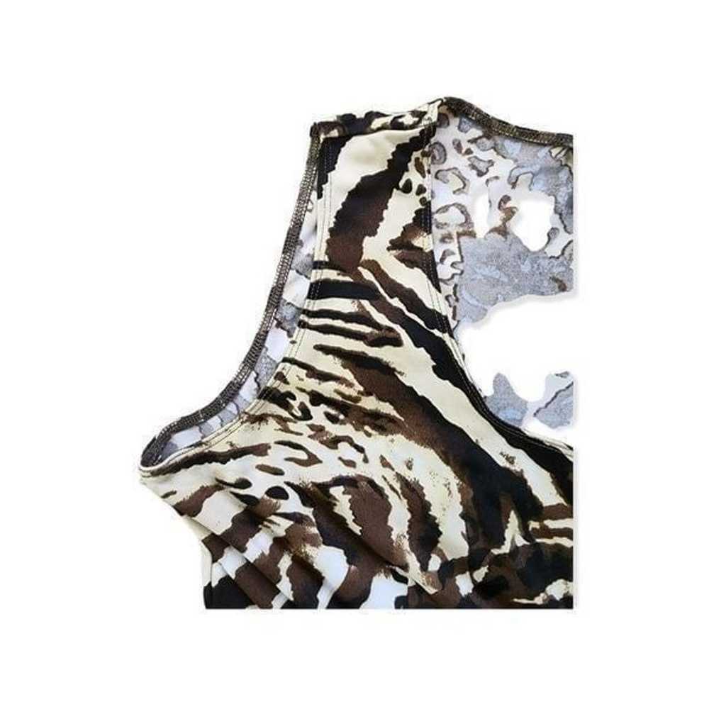 Lennie for Nina Leonard Zebra Large Maxi Style Dr… - image 2