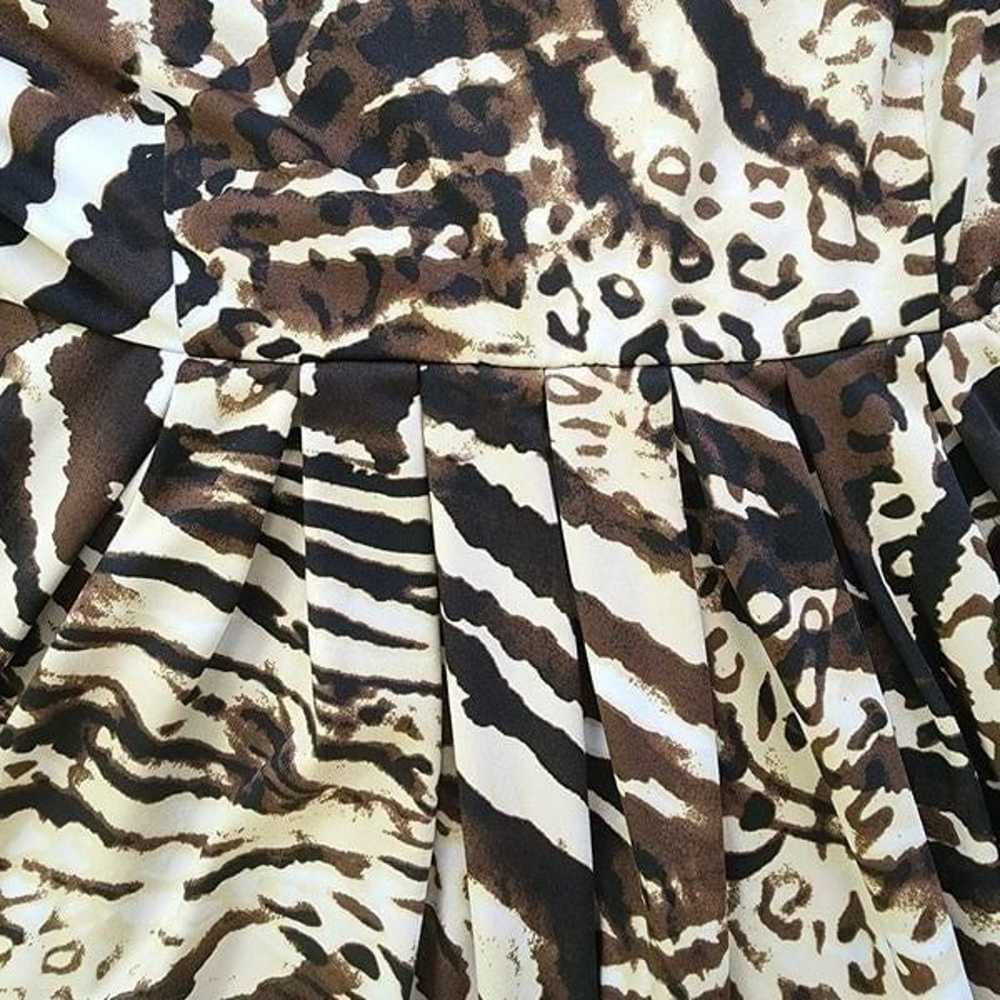 Lennie for Nina Leonard Zebra Large Maxi Style Dr… - image 4