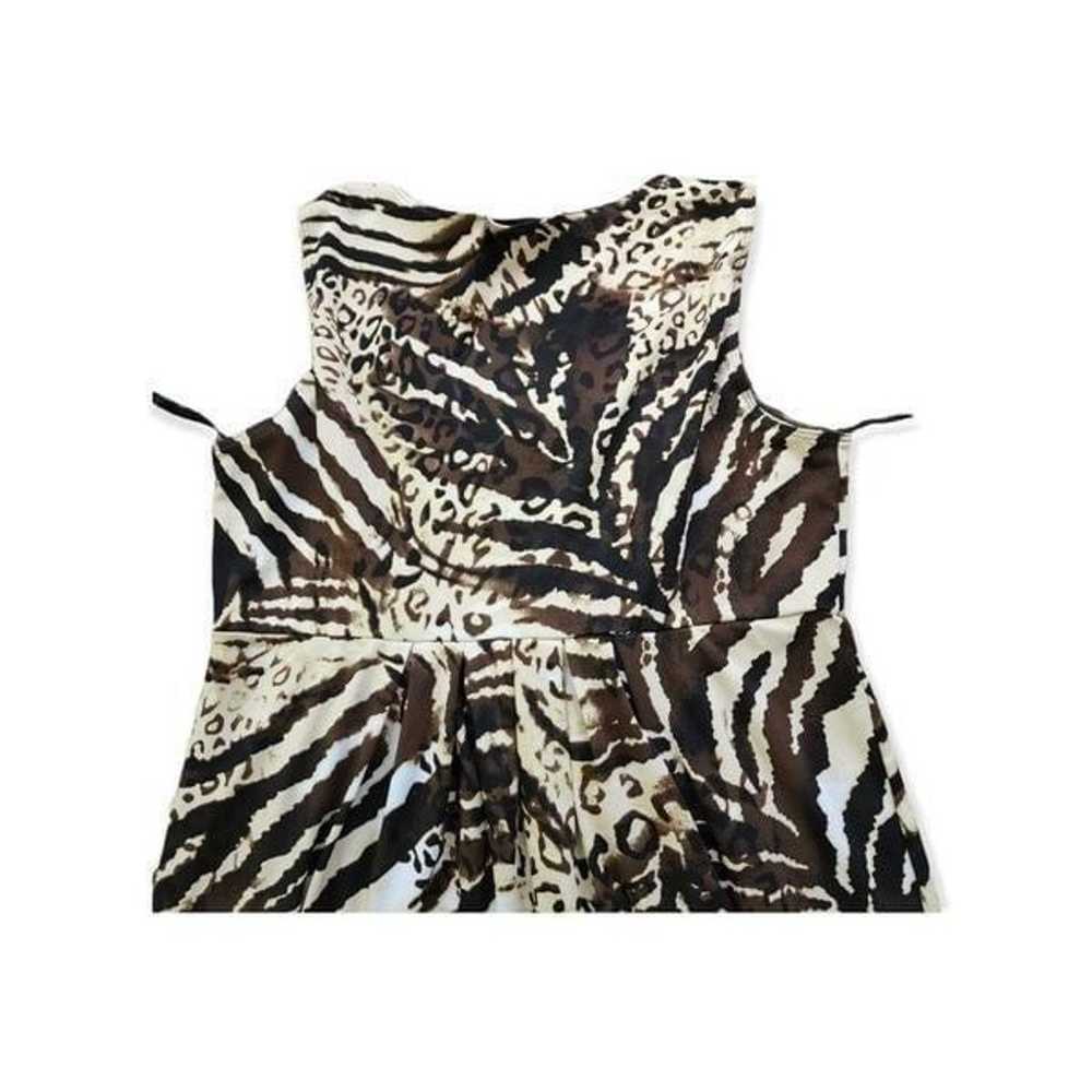 Lennie for Nina Leonard Zebra Large Maxi Style Dr… - image 6