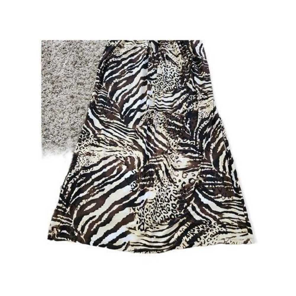 Lennie for Nina Leonard Zebra Large Maxi Style Dr… - image 7