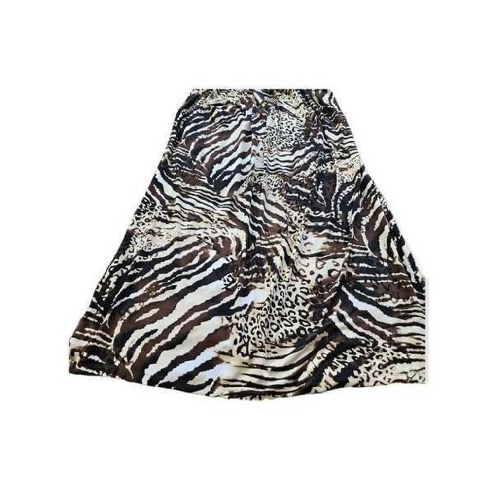 Lennie for Nina Leonard Zebra Large Maxi Style Dr… - image 8