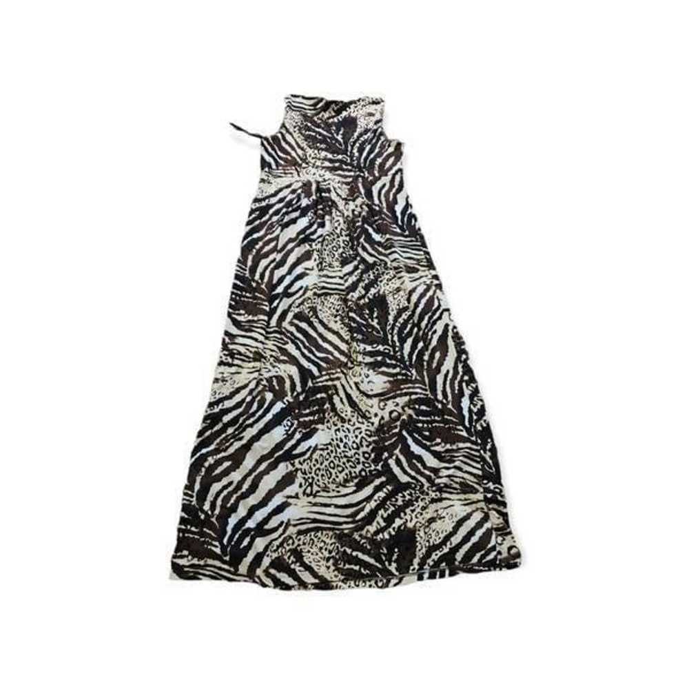 Lennie for Nina Leonard Zebra Large Maxi Style Dr… - image 9