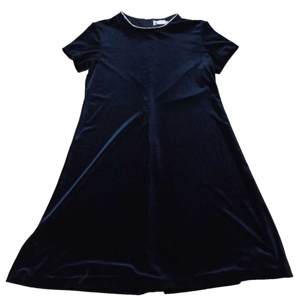 John Roberts Nites Women 14 Dress Swing Black Vel… - image 1