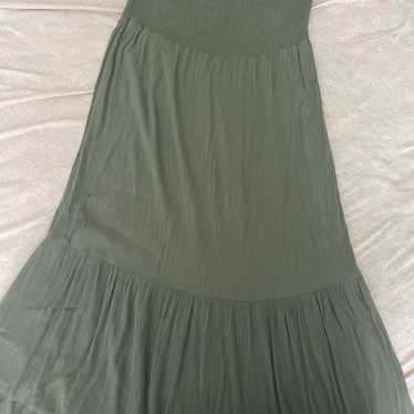 Aerie Maxi Dress Green XL