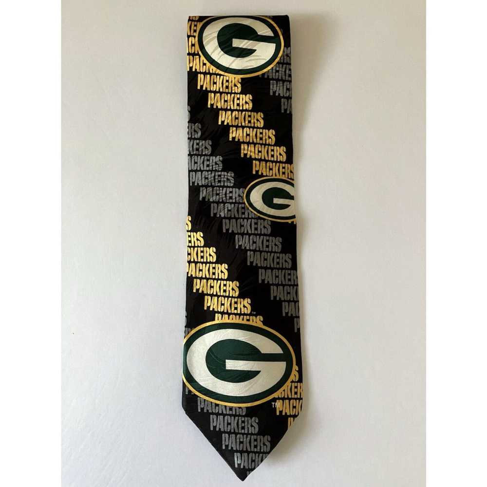 NFL Team NFL Men's Necktie Tie Silk Green Bay Pac… - image 2