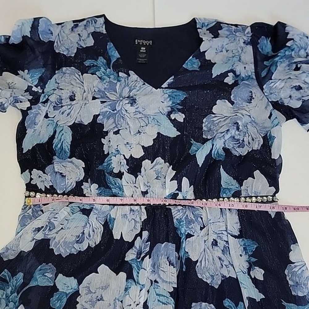 ENFOCUS WOMEN BLUE FLORAL DRESS/ 18W. - image 6